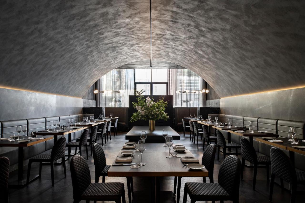 멜버른 메리어트 호텔 독랜스 멜번 외부 사진 Interior of the restaurant