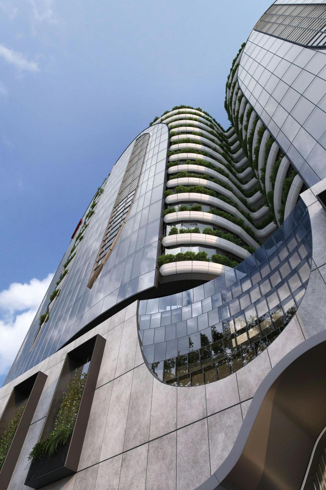 멜버른 메리어트 호텔 독랜스 멜번 외부 사진 The proposed One River North